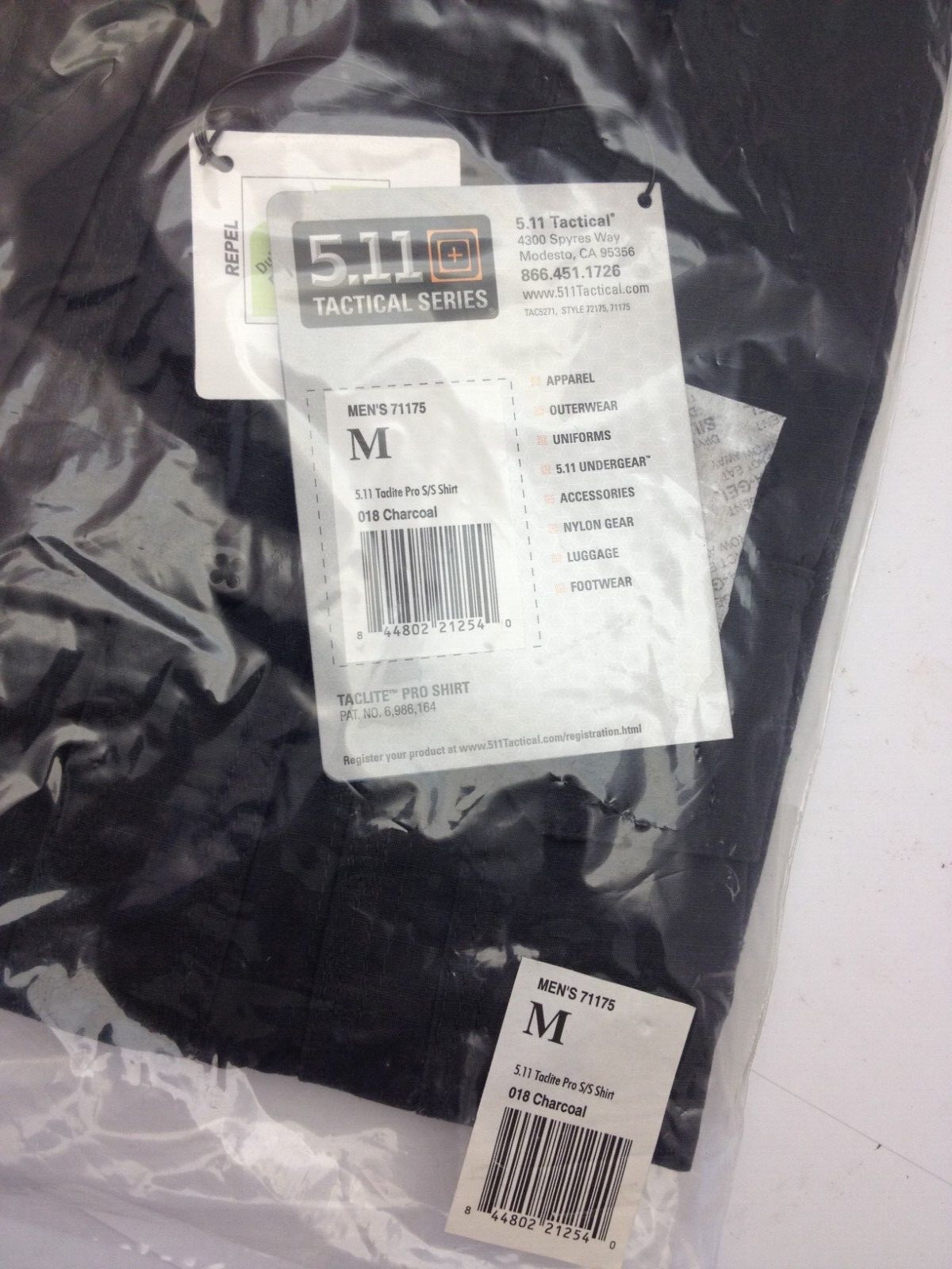 5.11 Tactical Taclite Pro Short-Sleeve Button Up Shirt, Style 71175, Sz M Medium
