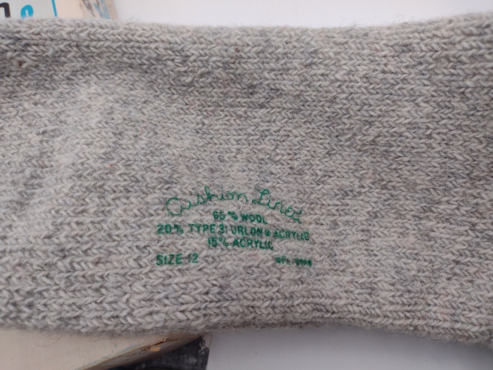NOS Woolrich Woolen Mills Sportsox With Retail Box Wear Like Iron Vintage Socks