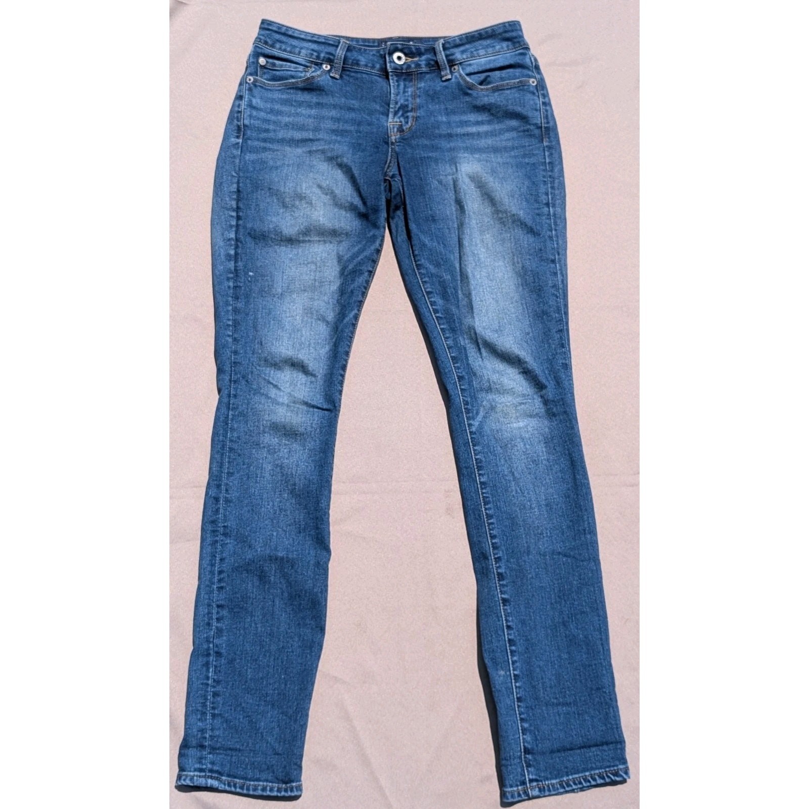 Lucky Brand Jeans Womens 2/26R Blue Lolita Skinny Denim Stretch Mid Rise Stretch