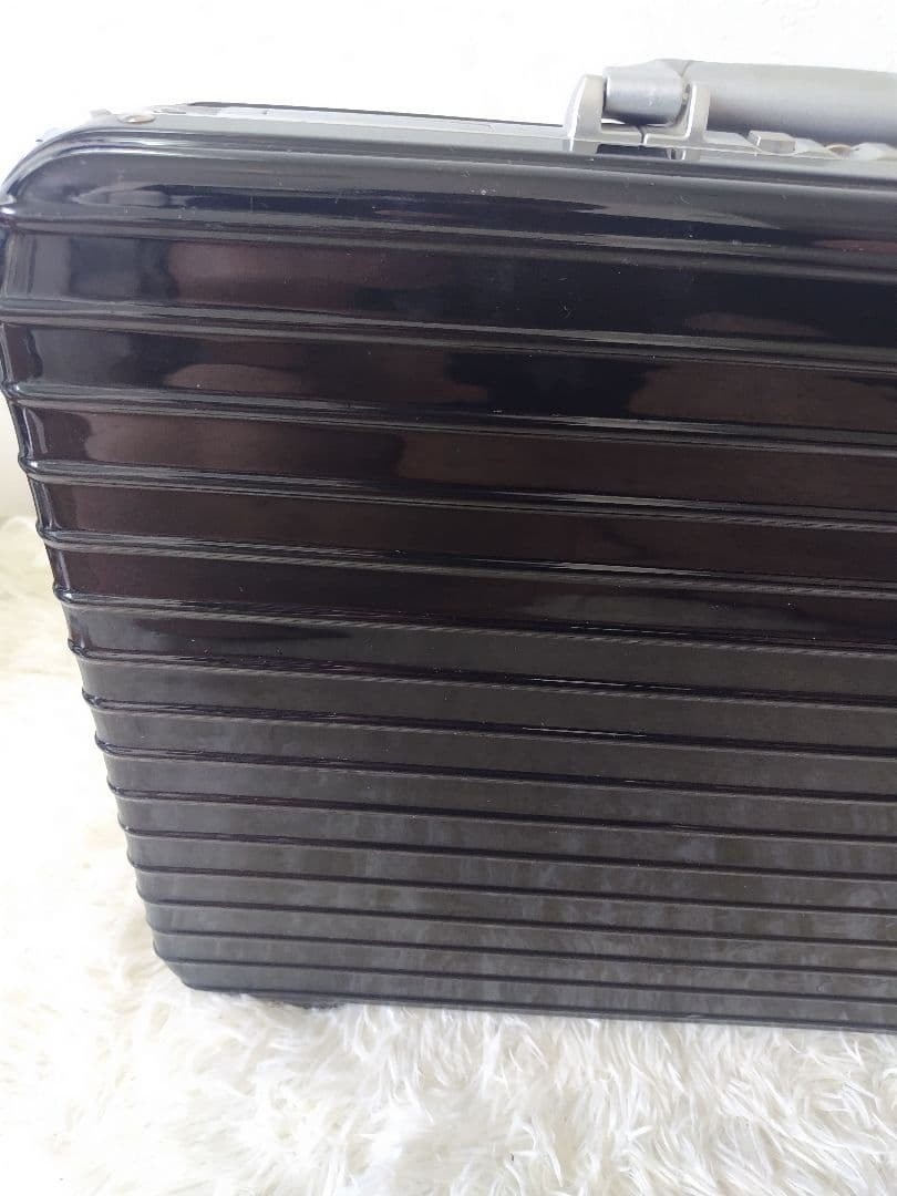 RIMOWA Limbo Series Briefcase Attache Case Black 14L Polycarbonate Alumunium