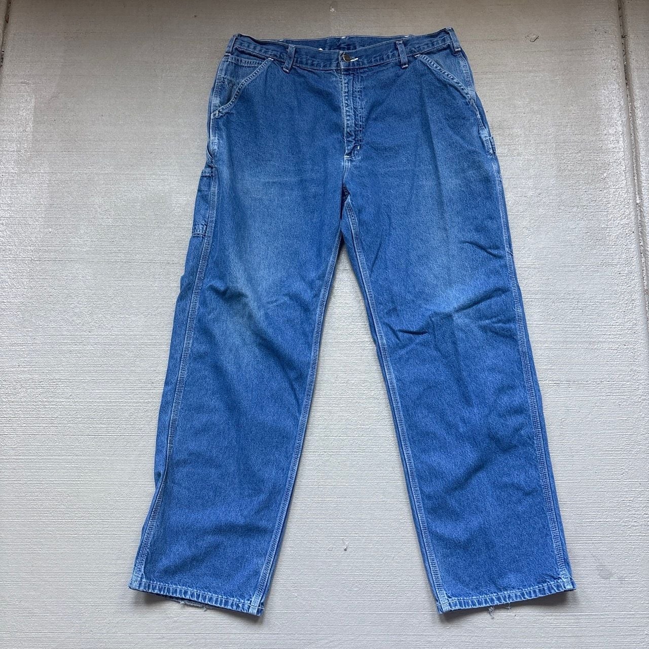 Vintage Carhartt Carpenter Jeans resized 34 waist Loose Baggy