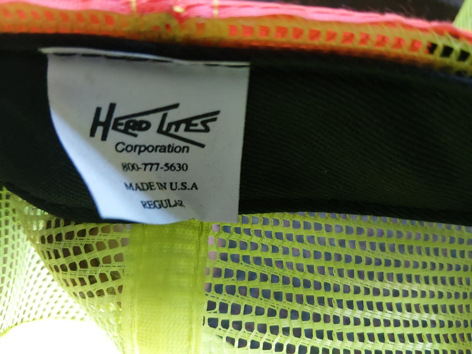 NEW High Visibility Safety Cap Yellow Orange Reflective Baseball Construction