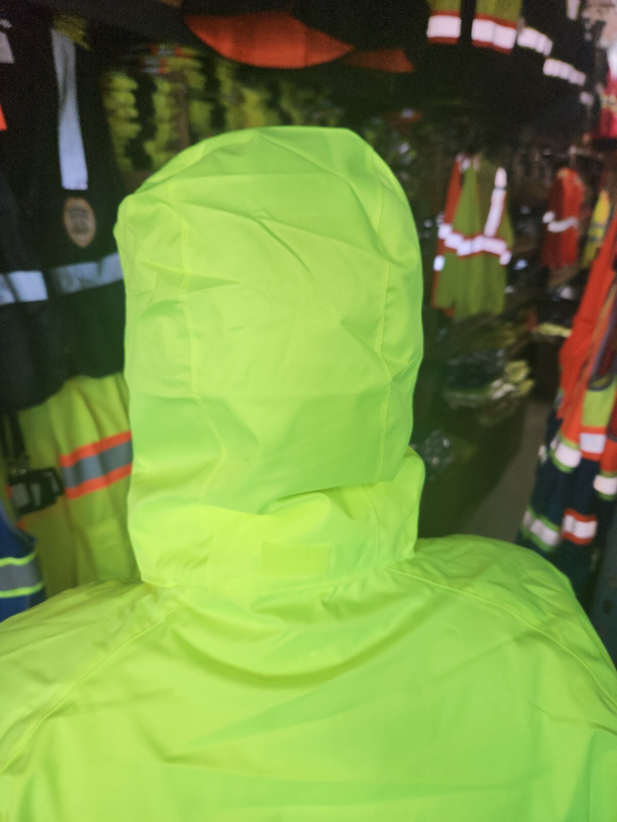 Yellow Safety Class 3 Rain Coat/JACKET/ High Visibility Reflective