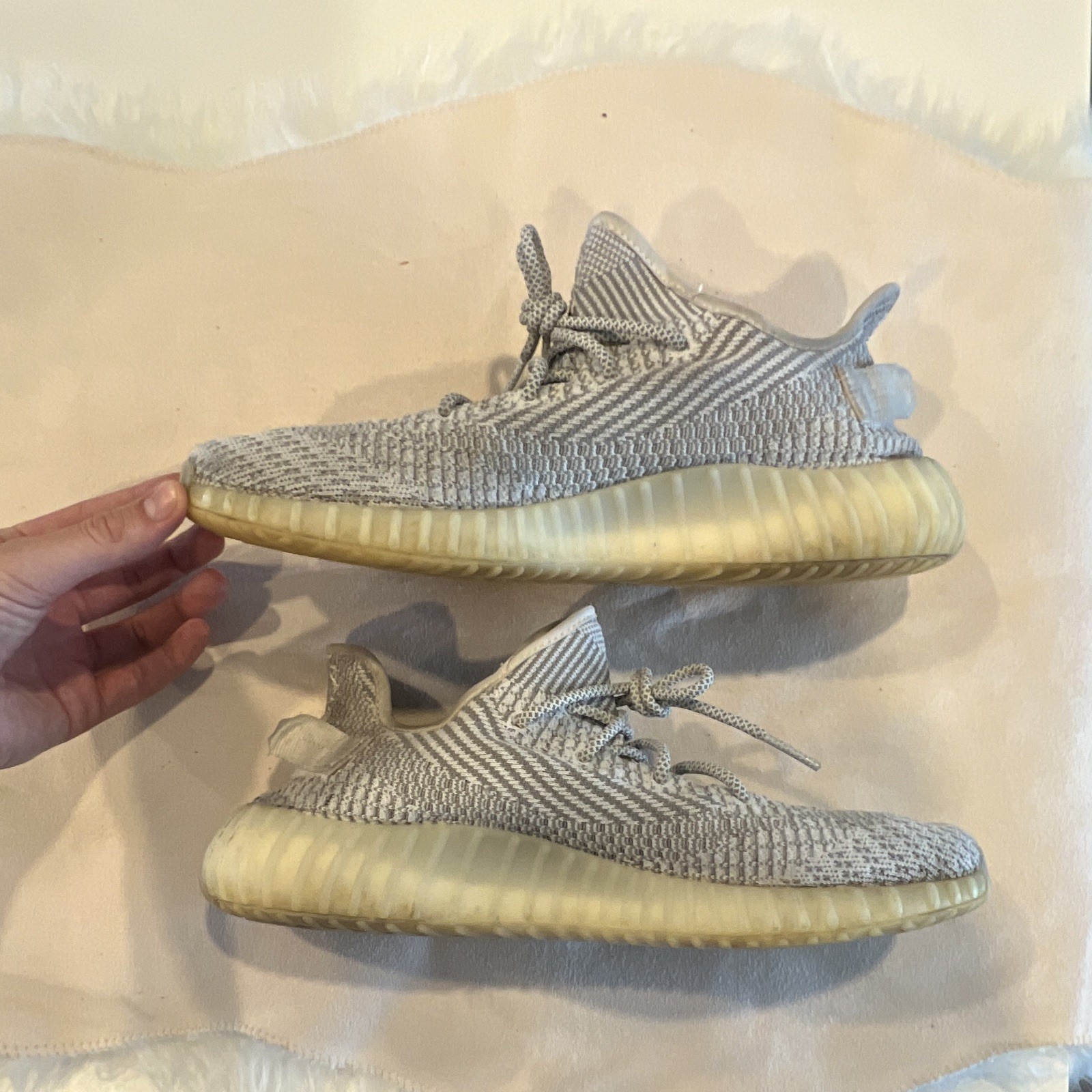 adidas Yeezy Boost 350 V2 Static Non-Reflective Men’s Low Top Sneakers 13.5
