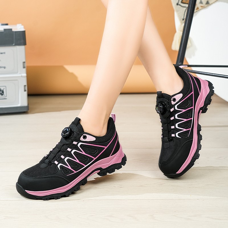 Women Rotary Buckle Steel Toe Safety footwear Indestructible comfortable Work