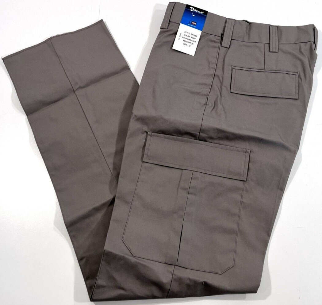 NWT GALLS MENS FBOP TACTICAL UTILITY CARGO PANTS TR1086 NICKEL GREY 32×36 NOHEM