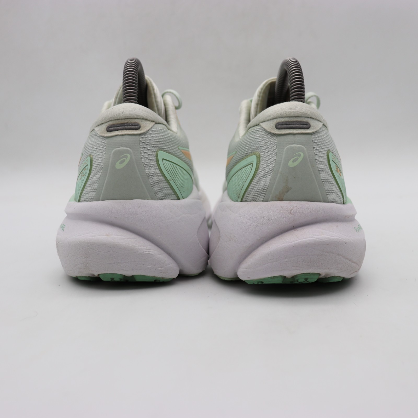 Asics Gel-Kayano 30 Women’s 8.5 Green Silver Running Gym Athletic Sneakers