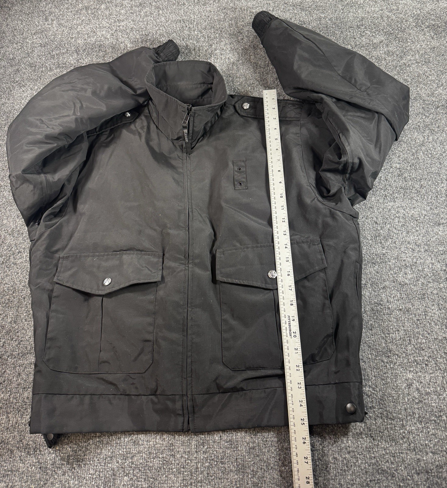 Blauer Men’s B.Dry 3-Season Jacket Men’s Size Large Black Bomber Jacket coat
