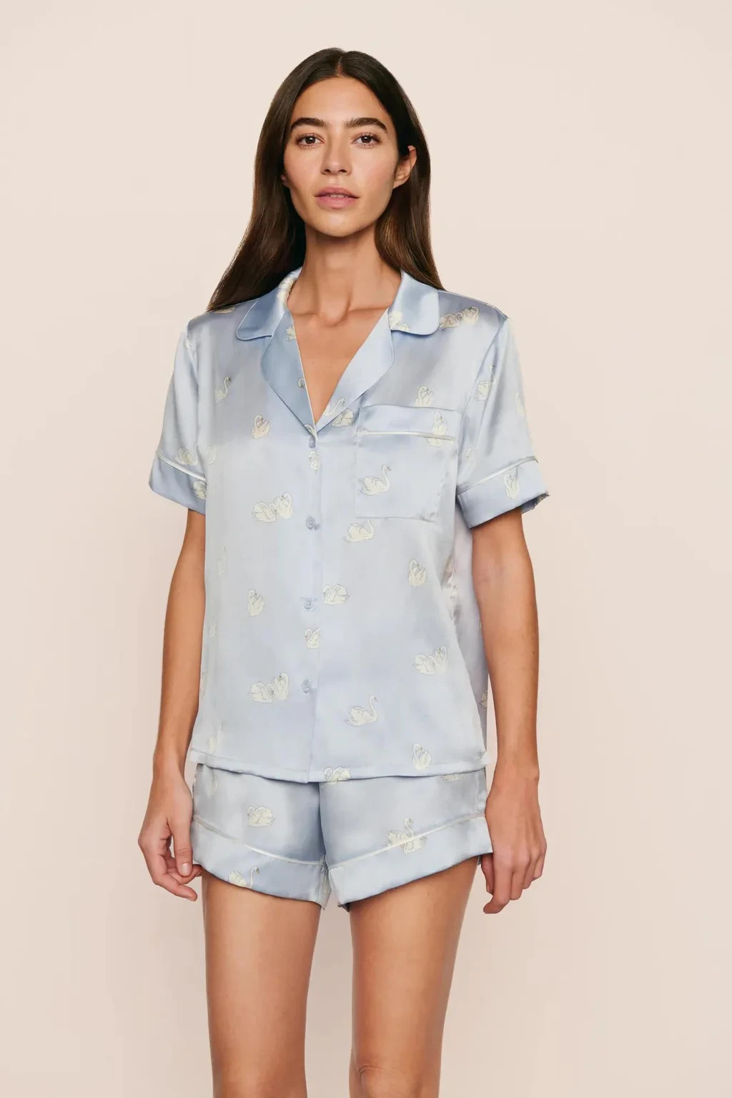 Eberjey Inez Washable Silk Printed Short PJ Set – CHOOSE COLOR – CHOOSE SIZE NEW