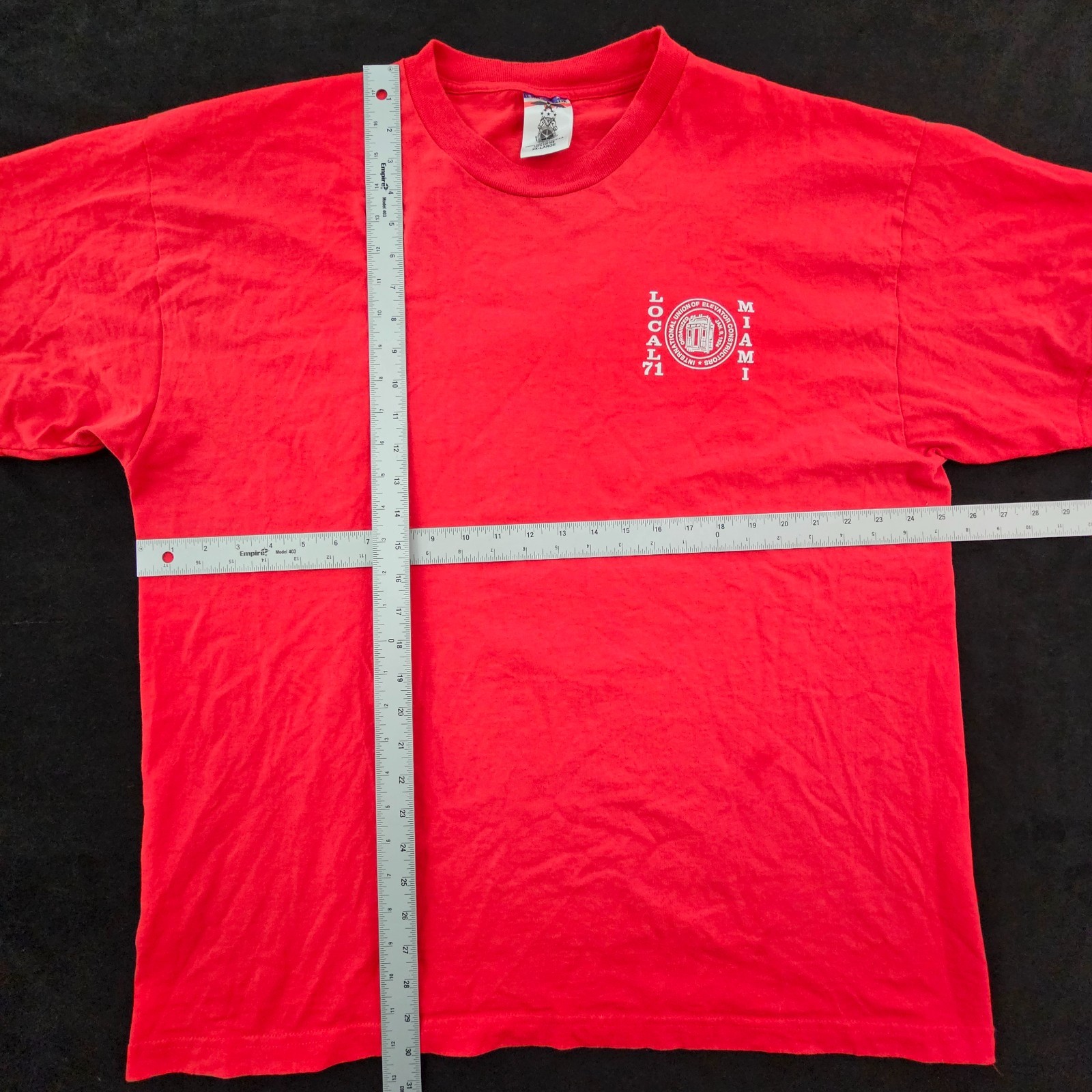 Red Friday Remember Everyone Deployed Union Made Red T-Shirt Men’s 2XL