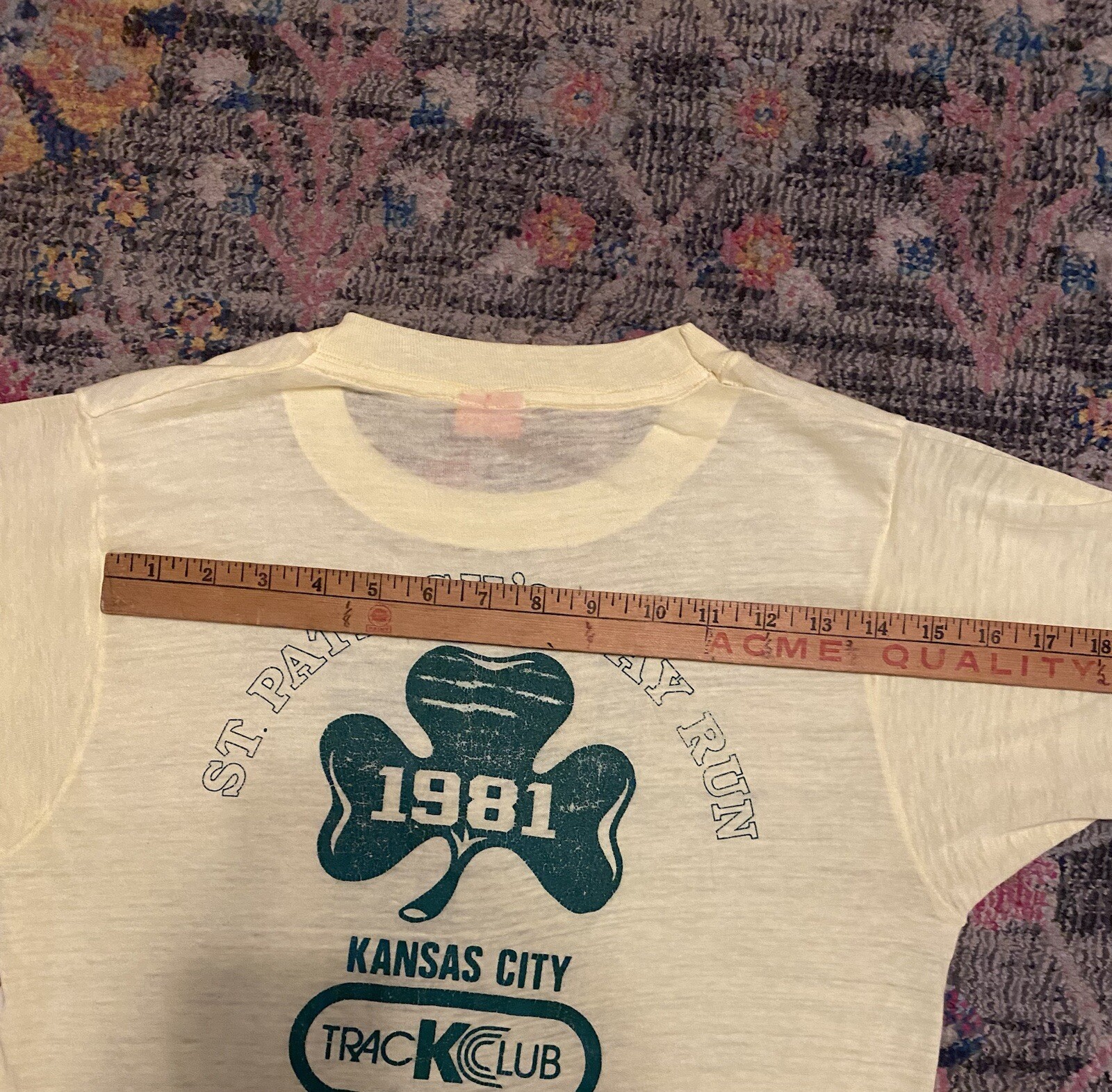 Vintage 80s (Miller) Lite A Fine Pilsner St Paddys Run T Shirt Single Stitch L