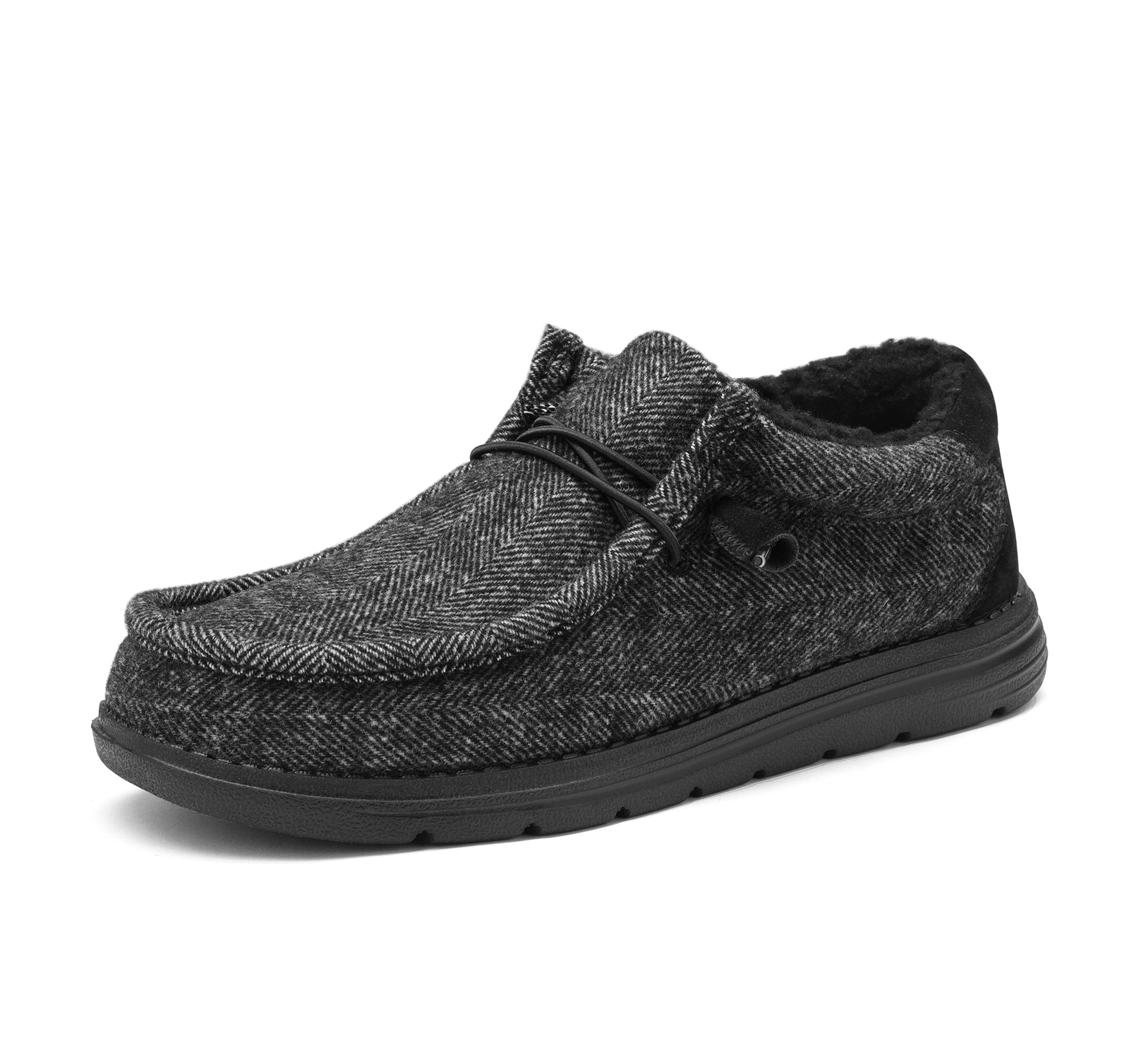 Bruno Marc Men’s Lightweight Slip-on Faux Fur Lined Loafers Casual Shoes