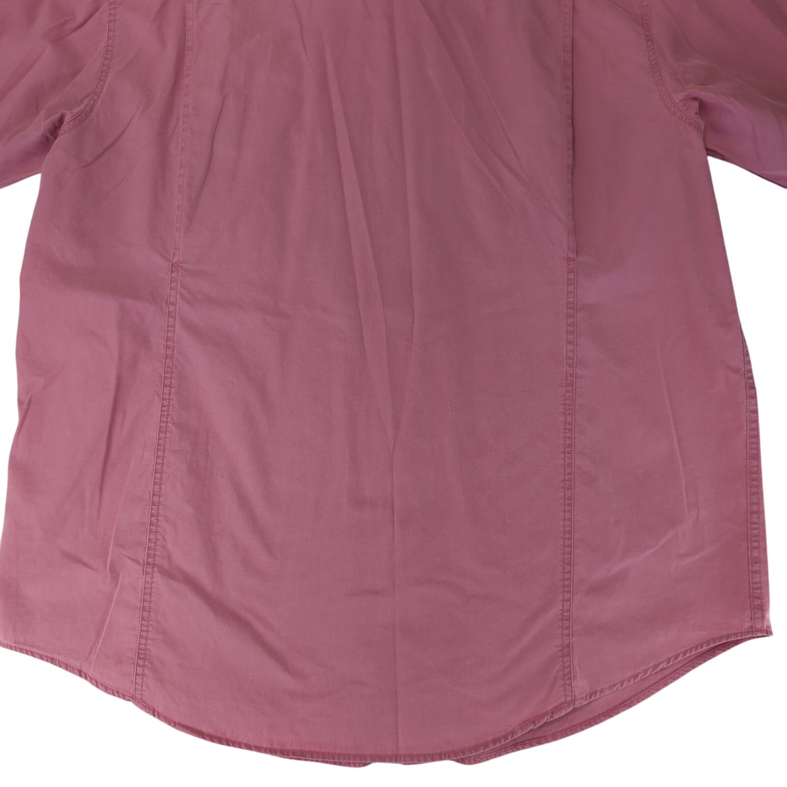 Orvis Short Sleeve Button-down Fishing Shirt Men’s Large Salmon Pink 100% Cotton