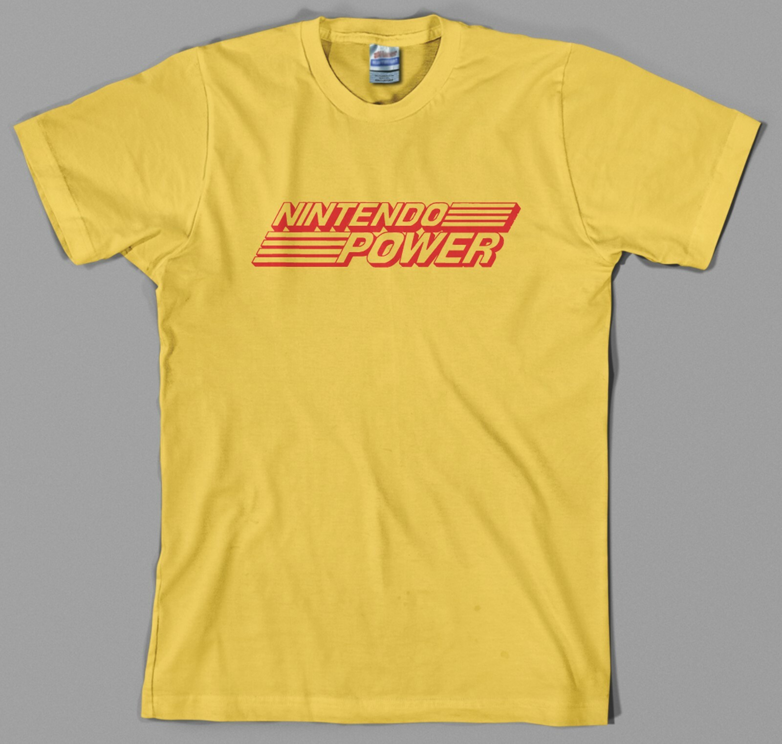 Nintendo Power T Shirt logo magazine retro 8 bit mario zelda snes nes issue NEW