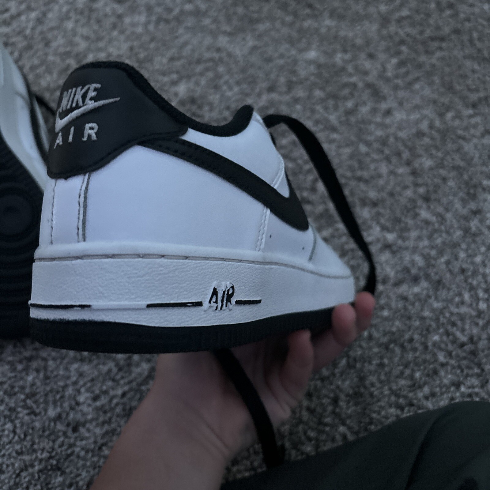 Size 3.5 – Nike Air Force 1 Low White Black