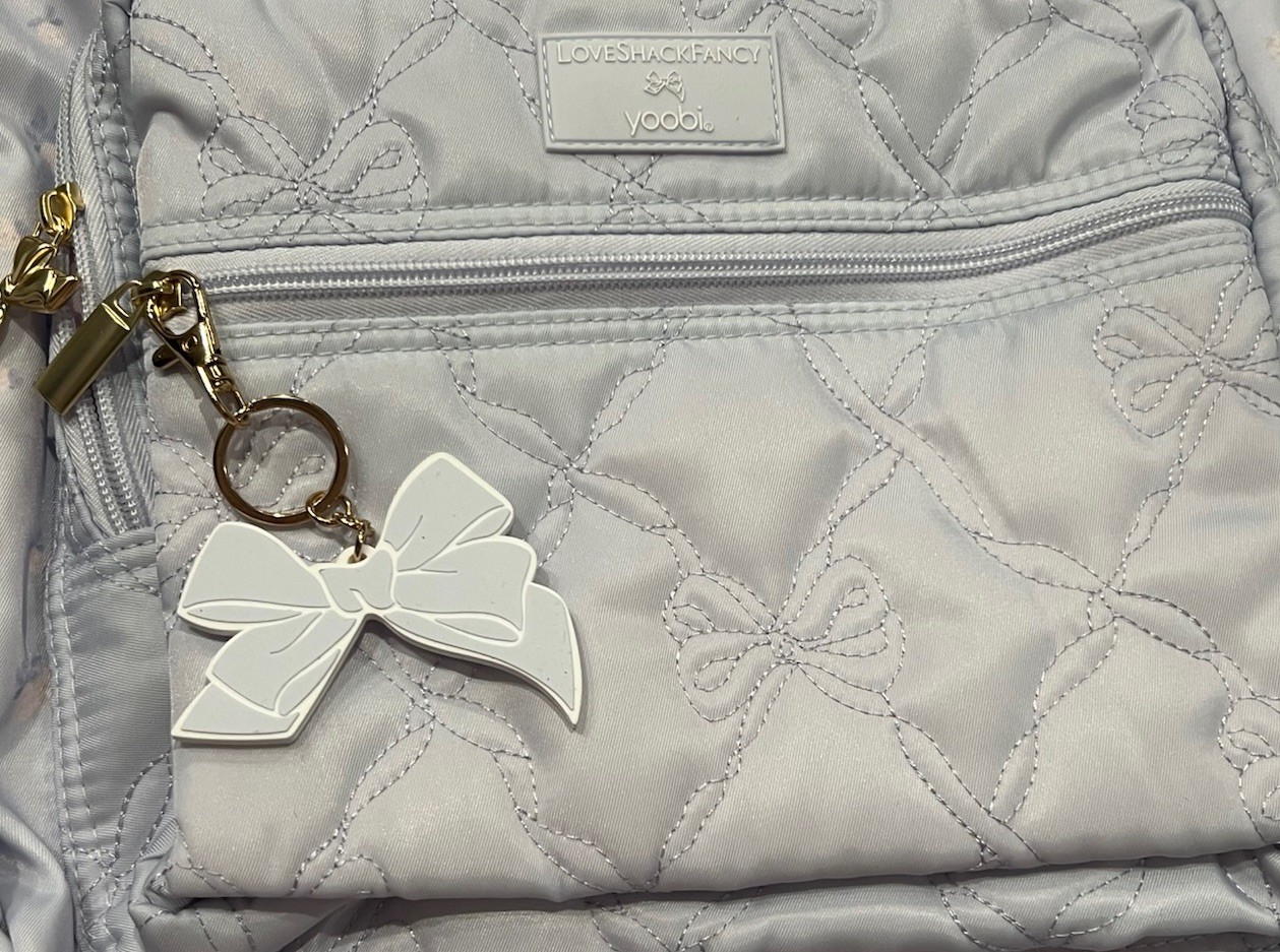 LoveShackFancy x Target Yoobi Blue Everblooming Rosettes Ditsy Backpack NWT!