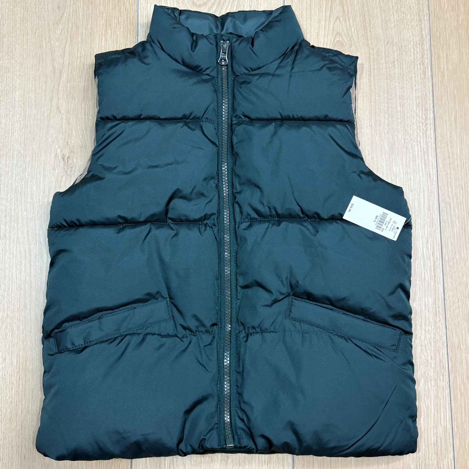 Old Navy Kids Green Go-Recycled Puffer Vest Size S 6-7 727361-01-1 NWT Preppy