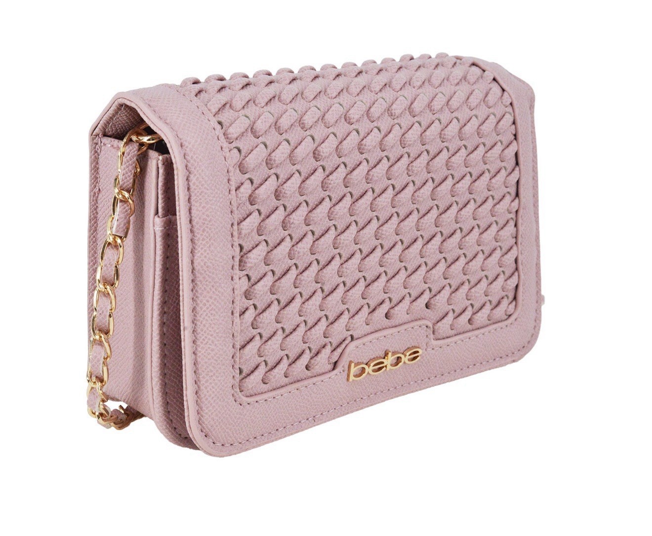 Bebe Taffy Elegant Black Crossbody Bag with Gold Accents – NWT