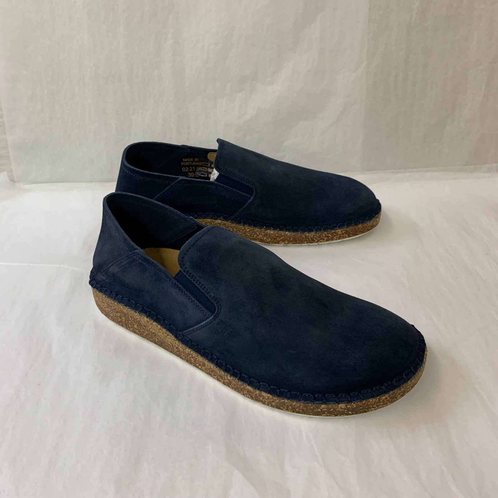 Birkenstock New w/ Box Callan Navy Suede Leather Regular Width – Select Size