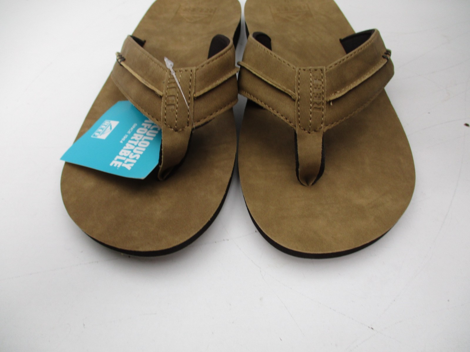 Reef Marbea Flip Flop Sandals Mens Sz 9 Bronze Brown (Tan)