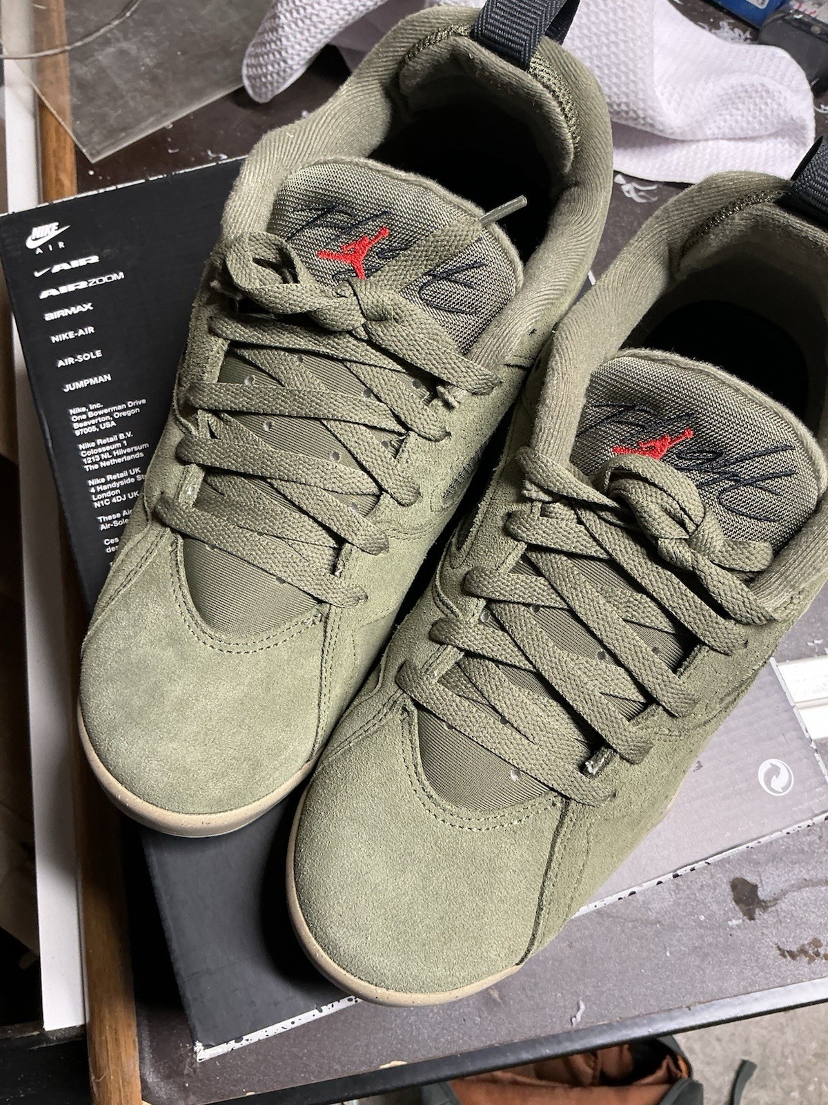 Nike Jordan MVP 92 Medium Olive/Black/Khaki Men’s Size 8.5 HQ3950-201 New w/ Box