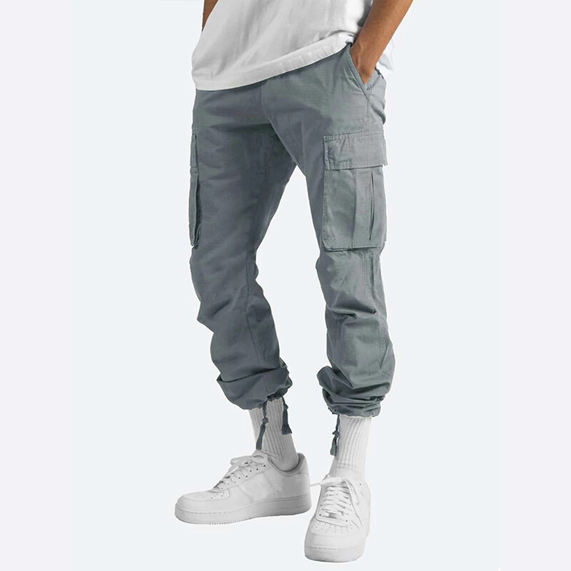 Men’s Trousers Work trouser knee pad pocket Black Grey Khaki Heavy duty