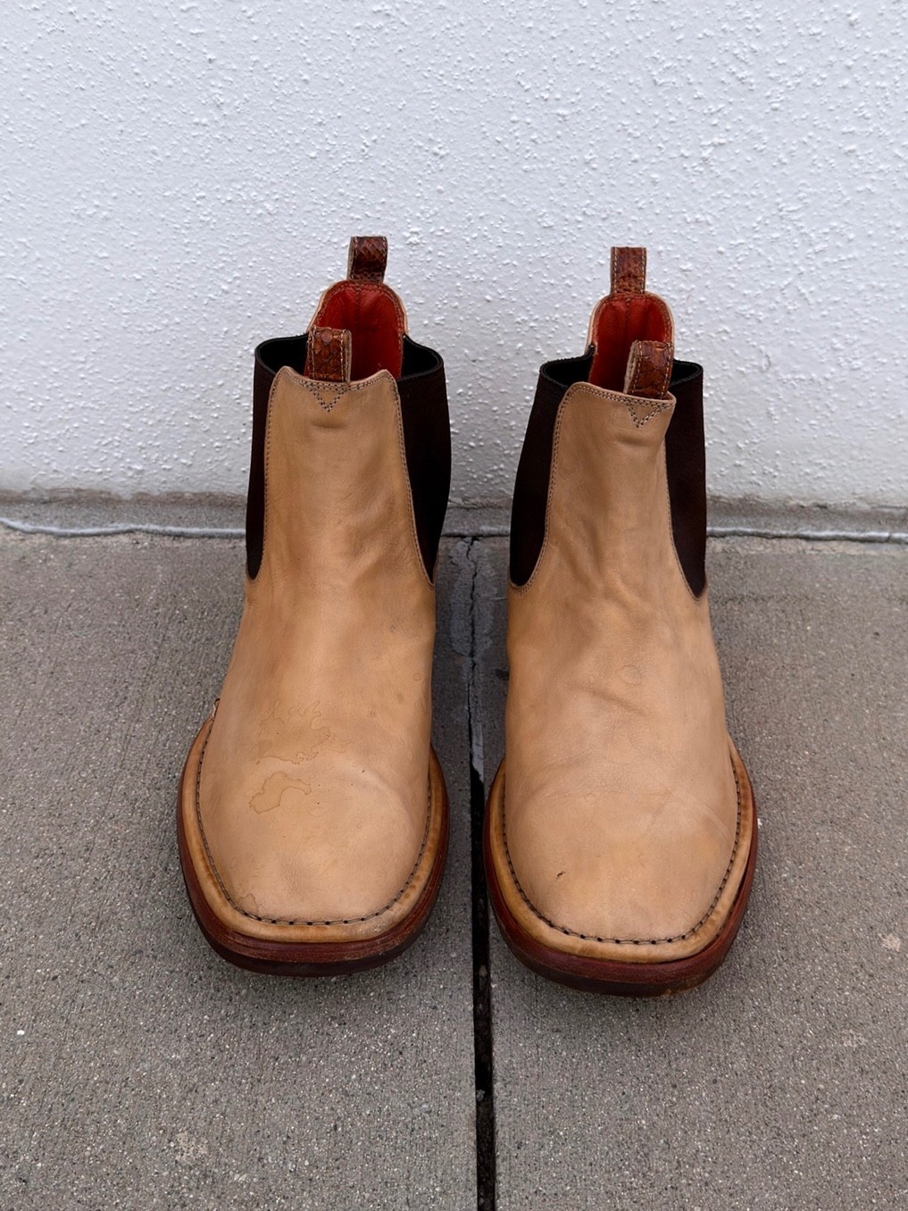 Mark Nason Comfort Craftsman Chelsea Brown Boots Size 11