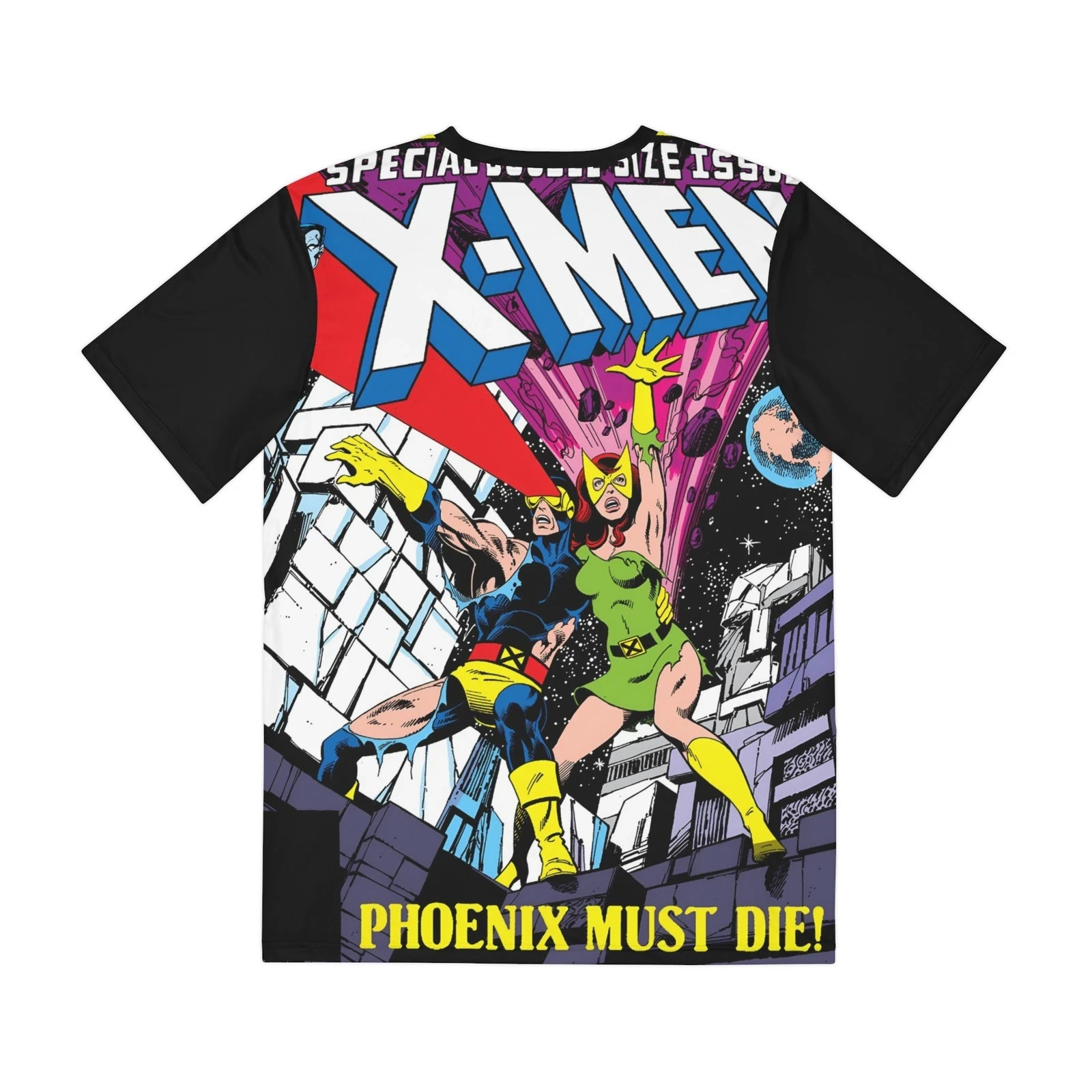 Uncanny X-Men All Over Print Tee (Polyester) – John Byrne Art – Marvel Comics