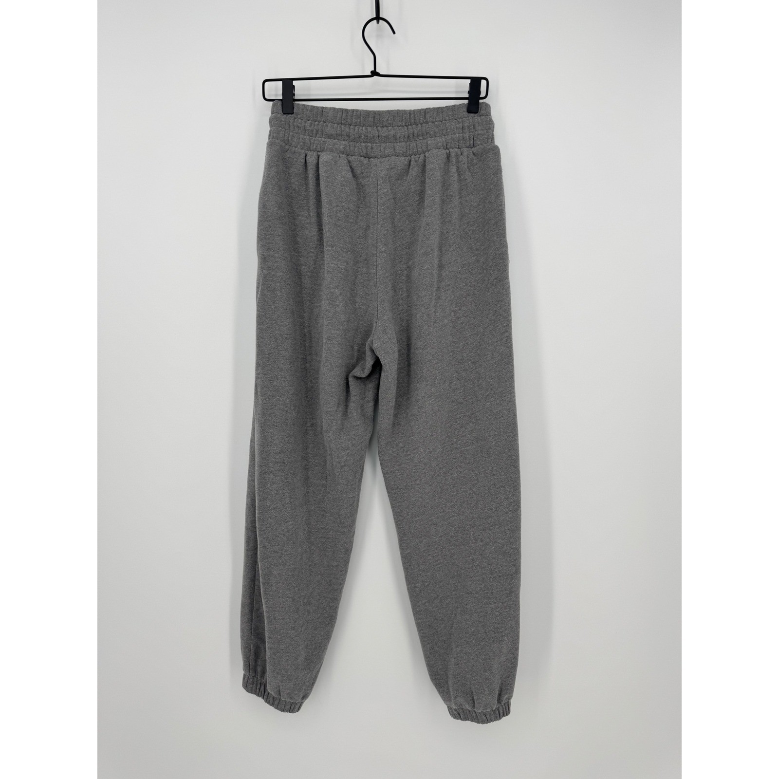 Wild Fable Wide Waistband Heather Gray High Rise Jogger Pants Sz M Fleece Lounge