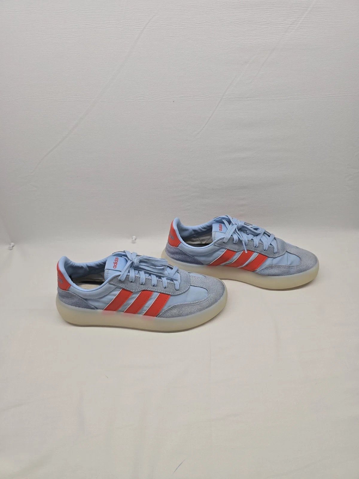 Adidas US 7 Shoes Blue/Red/White Classic Suede Retro Barreda Decode