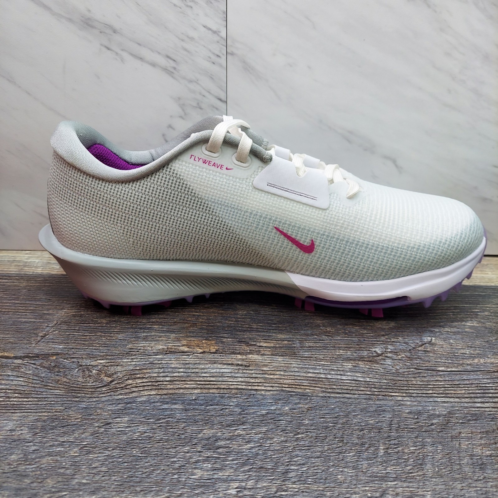 Nike Air Zoom Infinity Tour 2 Next % Golf Shoes Light Grey Purple FD0217 SZ 8.5