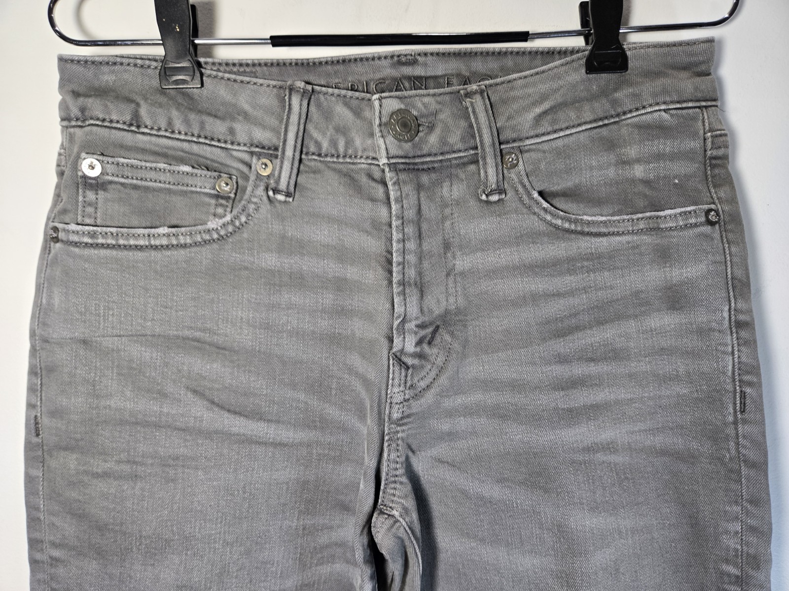American Eagle Jeans Mens 28×28 Slim Gray Next Level Flex