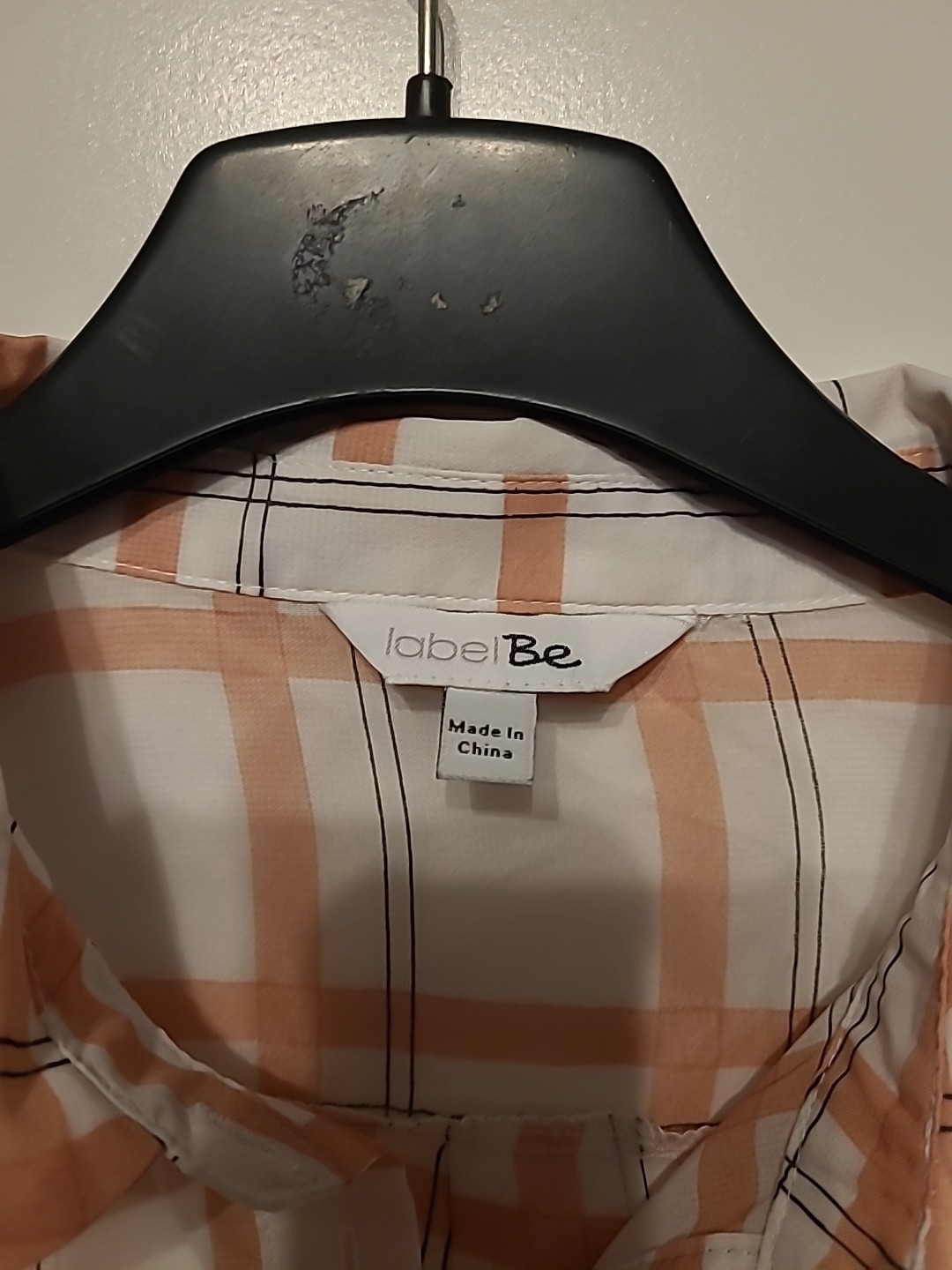 LabelBe Size 12 Womens Beautiful Sheer Shirt Long Sleeves