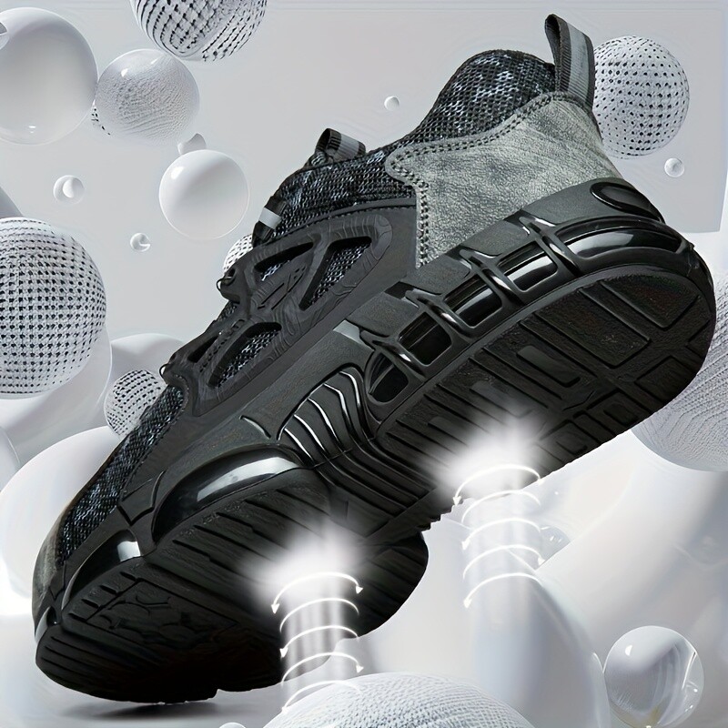 Work Indestructible Safety Shoes Steel Toe Work Boots Breathable Men Sneakers