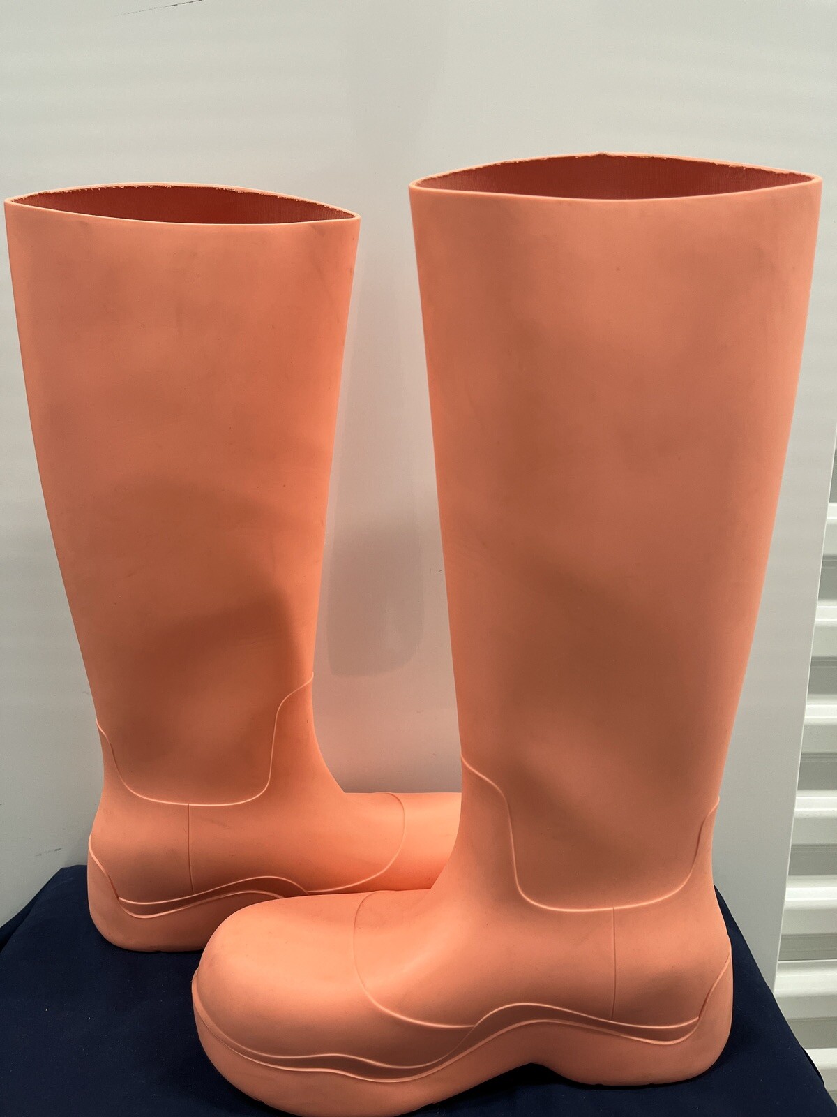 BOTTEGA VENETA Puddle Knee Boots Pink Women’s Size 41