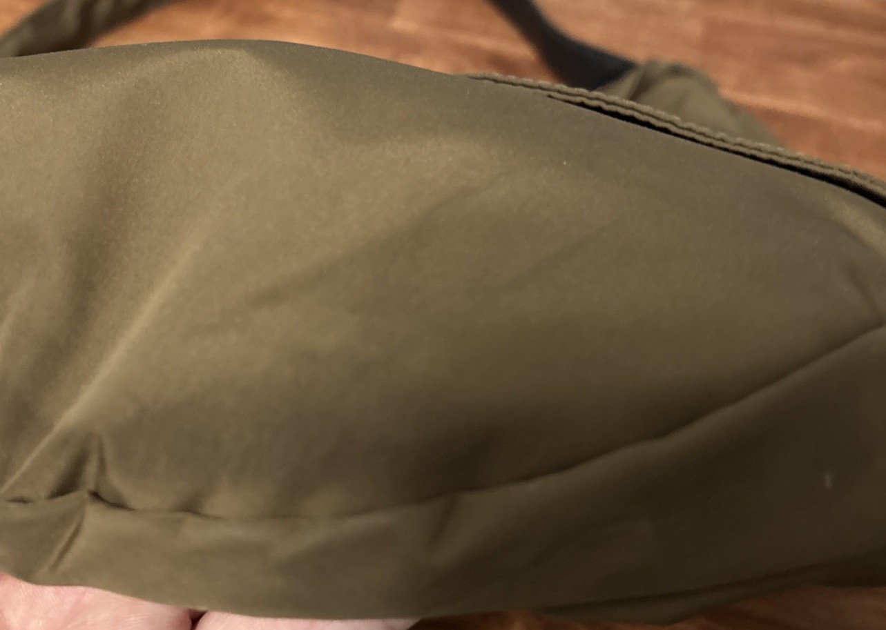 Ameri-Bag Healthy Back Bag Sling Bag Nylon. Brown 19in Staining
