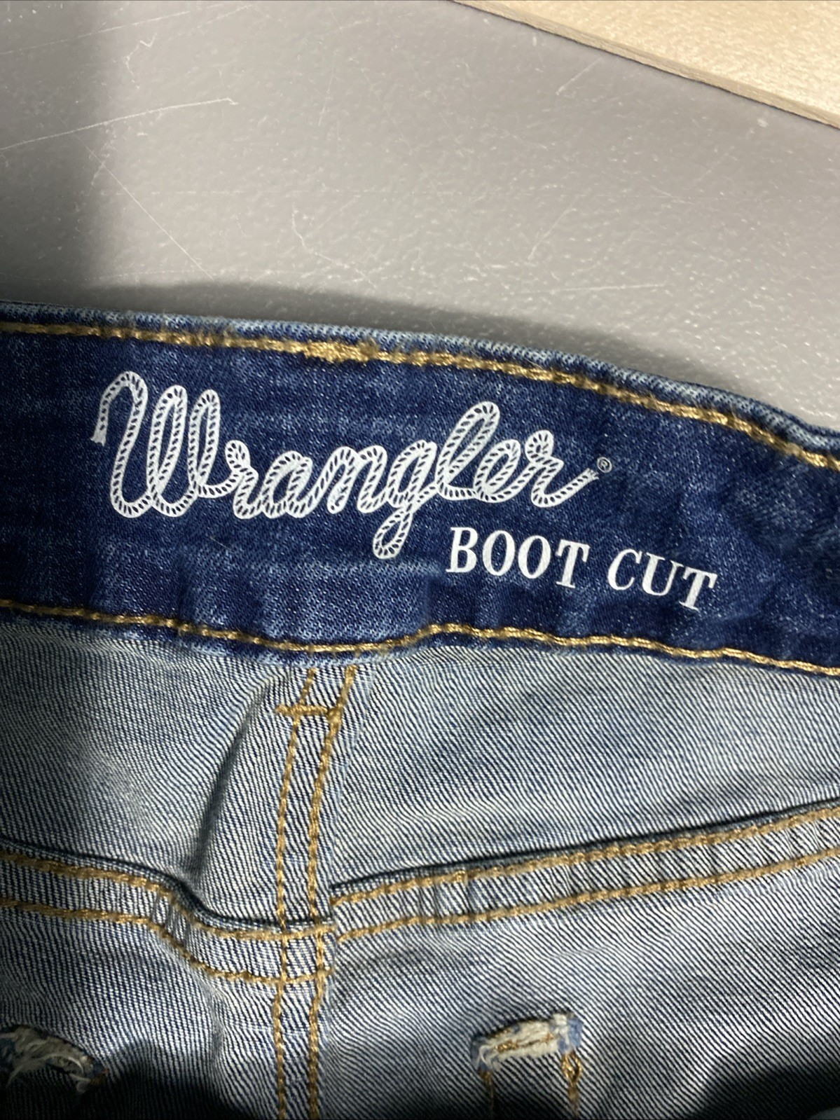 Wrangler Jeans Womens 29/7×34 Bootcut Stretch High Waist Western (see Measure)