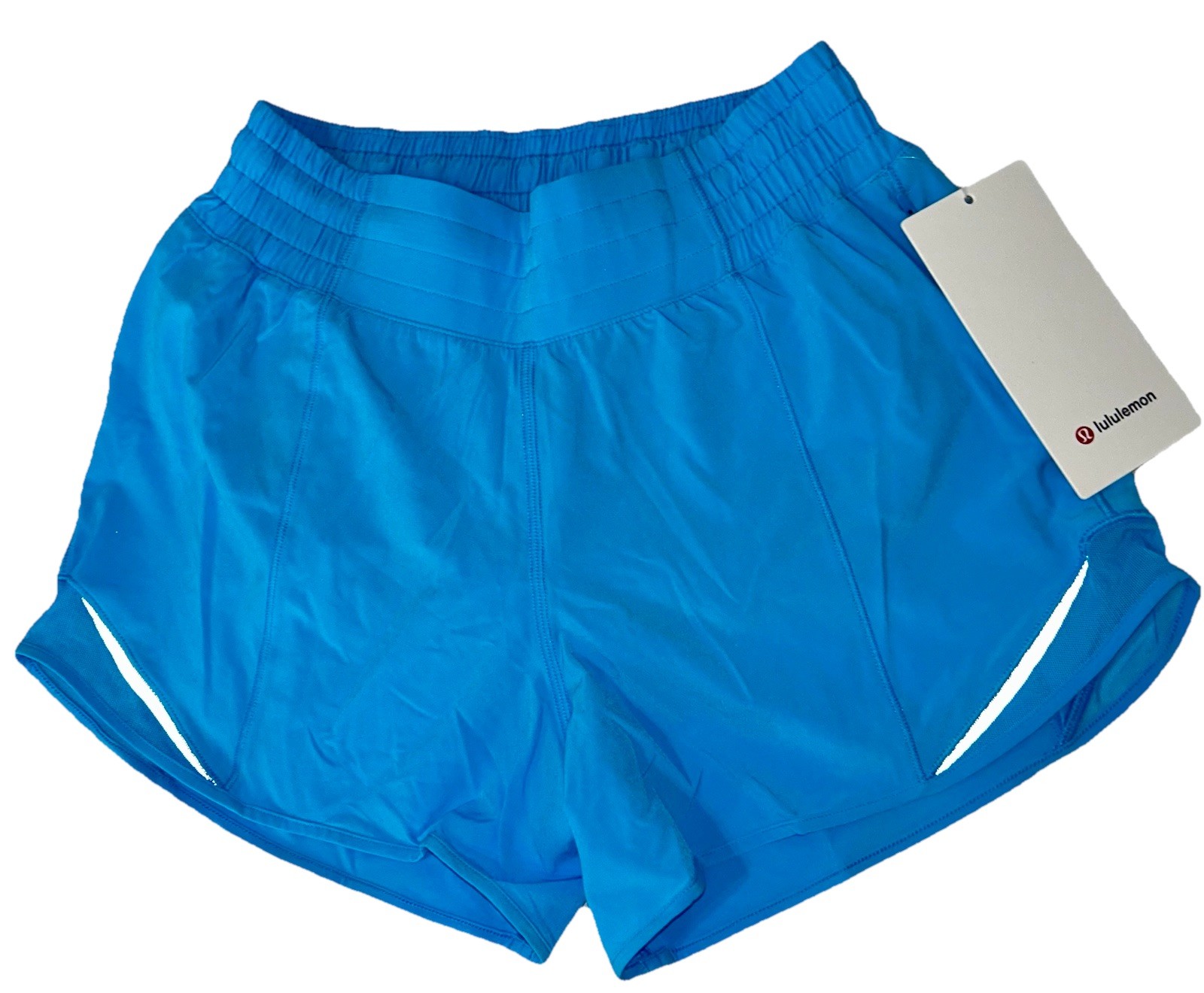 NWT💎LULULEMON💎SIZE 4💎HOTTY HOT LR SHORTS💎4“ LENGTH & LINED💎KAYAK BLUE💎CUTE