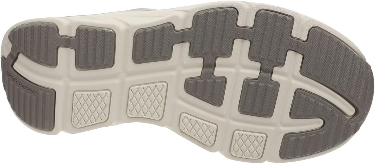Skechers Shoes Men Slip Ins D’Lux Walker Taupe Comfort Memory Foam Casual 233244
