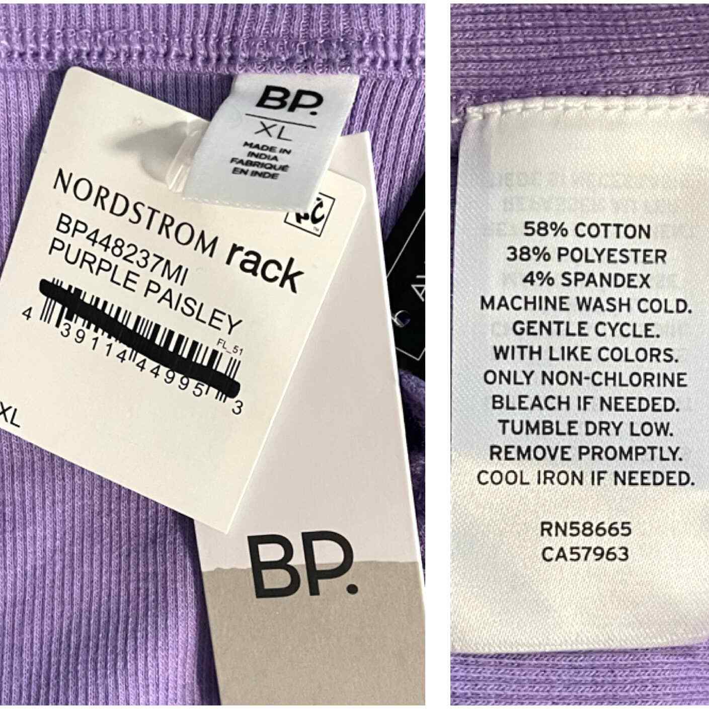 BP Purple Ribbed Tank Style Thong Bodysuit NEW XL