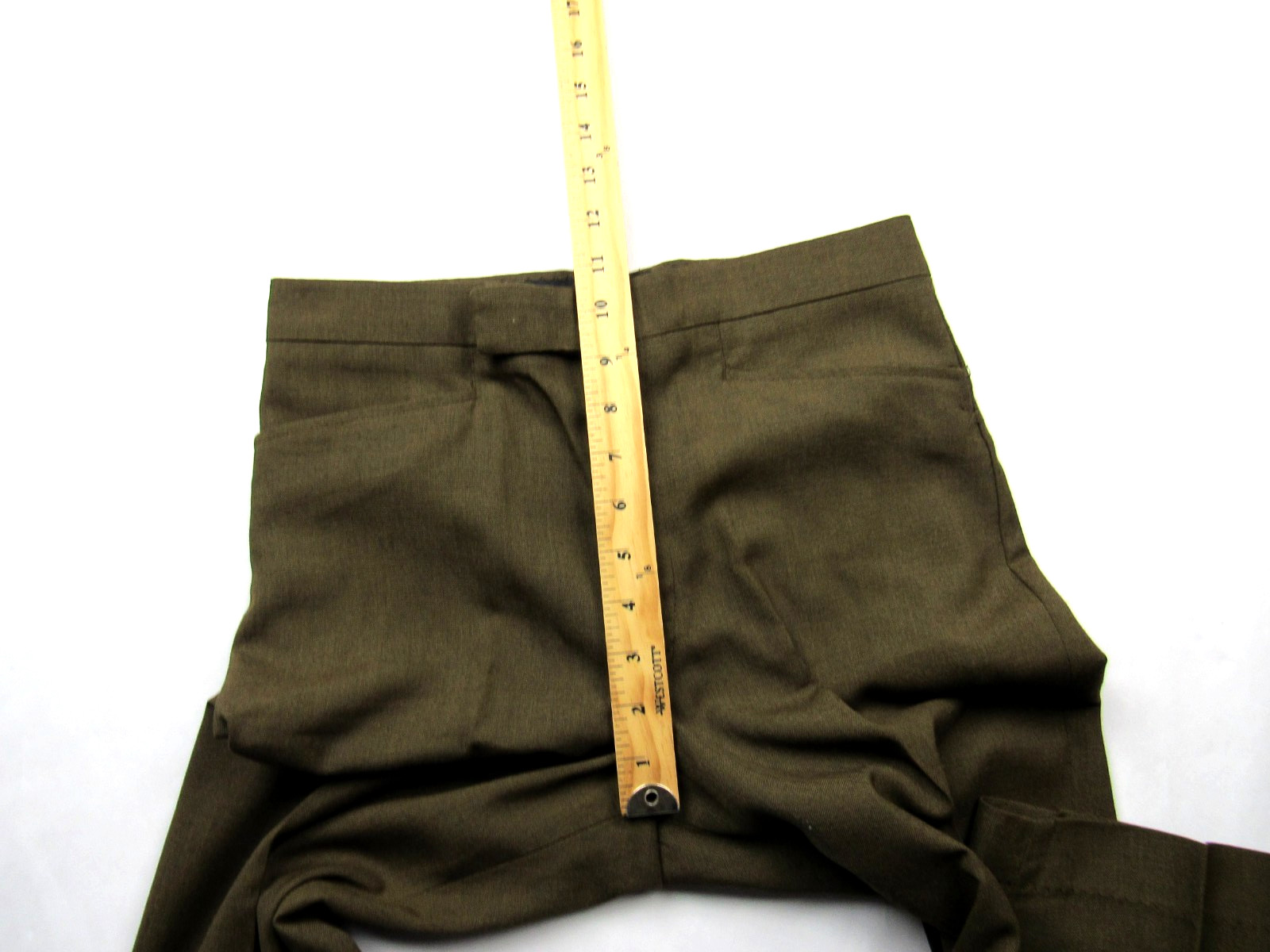 Vtg 1960s Wright Ever-Pressed Wool Mod Dress Pants Trousers 28.5 x 28.5 Tapered