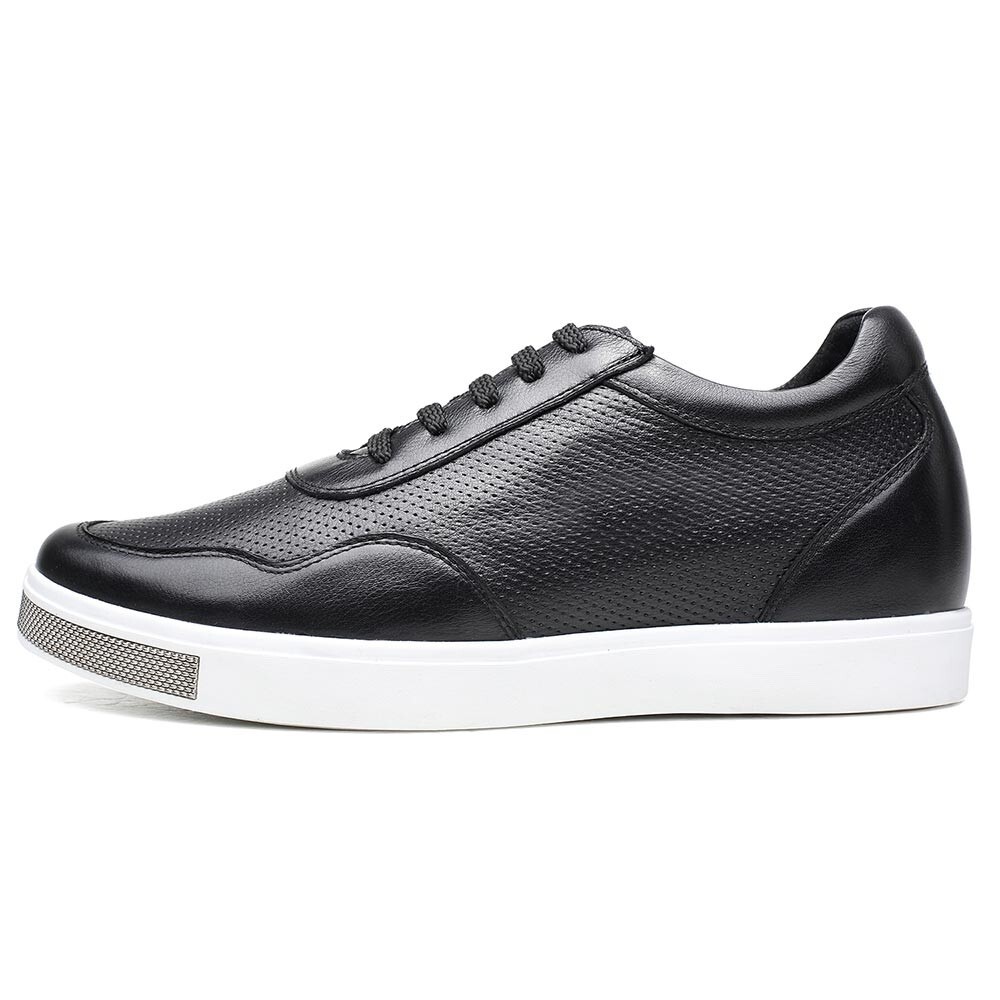 US9 CHAMARIPA 6cm/2.36″ Elevator Shoes Height Increasing black Sneaker Men