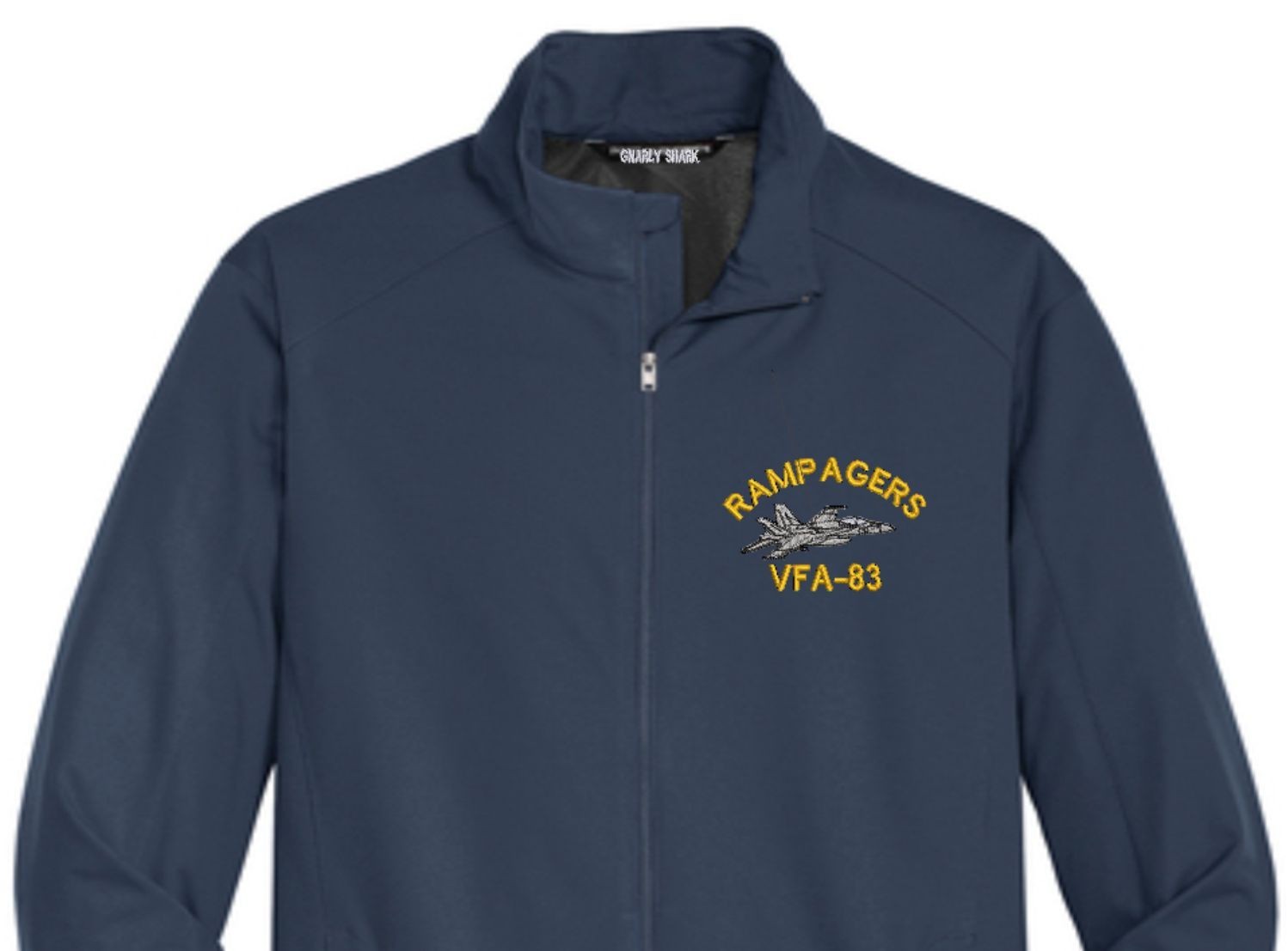 VFA-83 RAMPAGERS F-18 Soft Shell Jacket. New. U.S. Navy