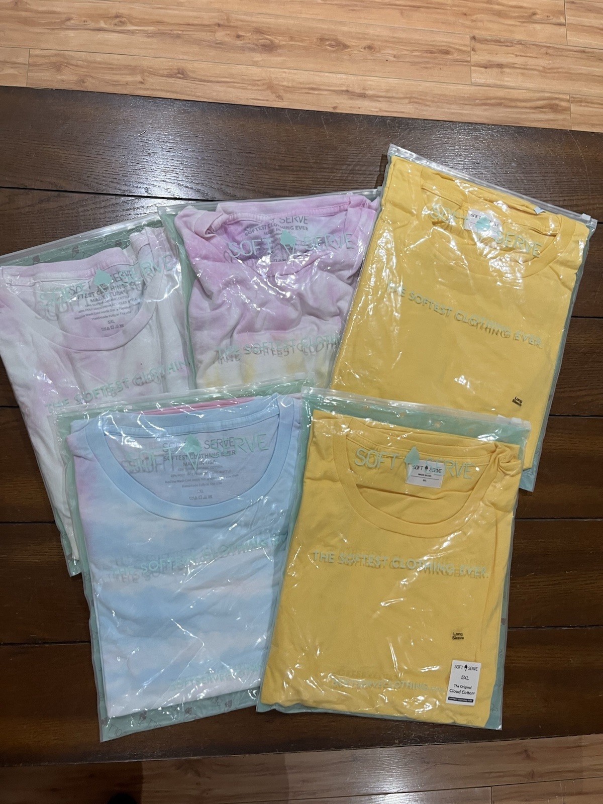 Soft Serve Clothing Women’s Long Sleeve Tees 5XL Softest Clothing Ever Mixed Lot