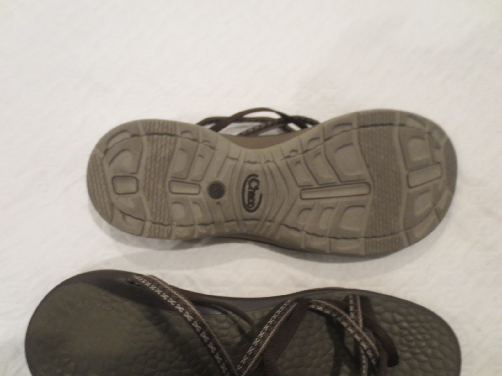 Chaco Ecotread Sandal Backless Womens 10 Outdoor Hiking Comfort Brown EUC!!!