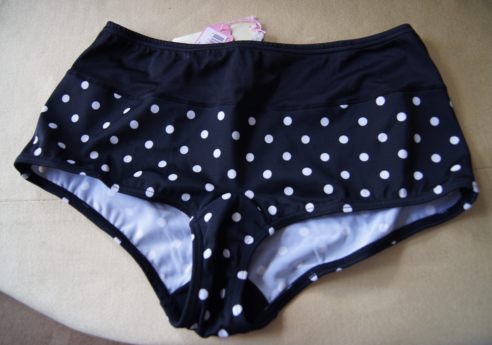 Change of Scandinavia Black/White Spotty Bikini Shorts