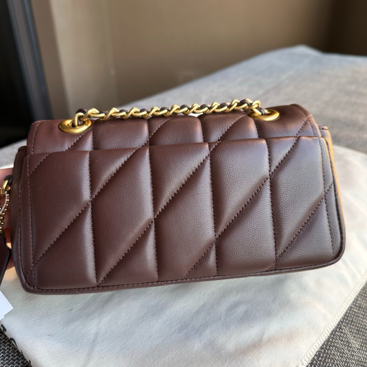 COACH Tabby Shoulder Bag 20 – Quilted CP149 Maple premium price