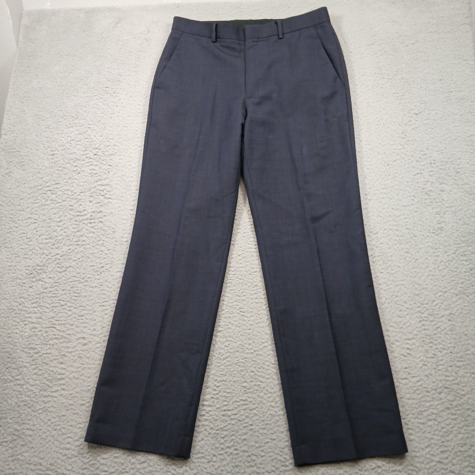 Banana Republic Dress Pants Men’s 33×32 Navy Modern Fit Wool Mohair Italy