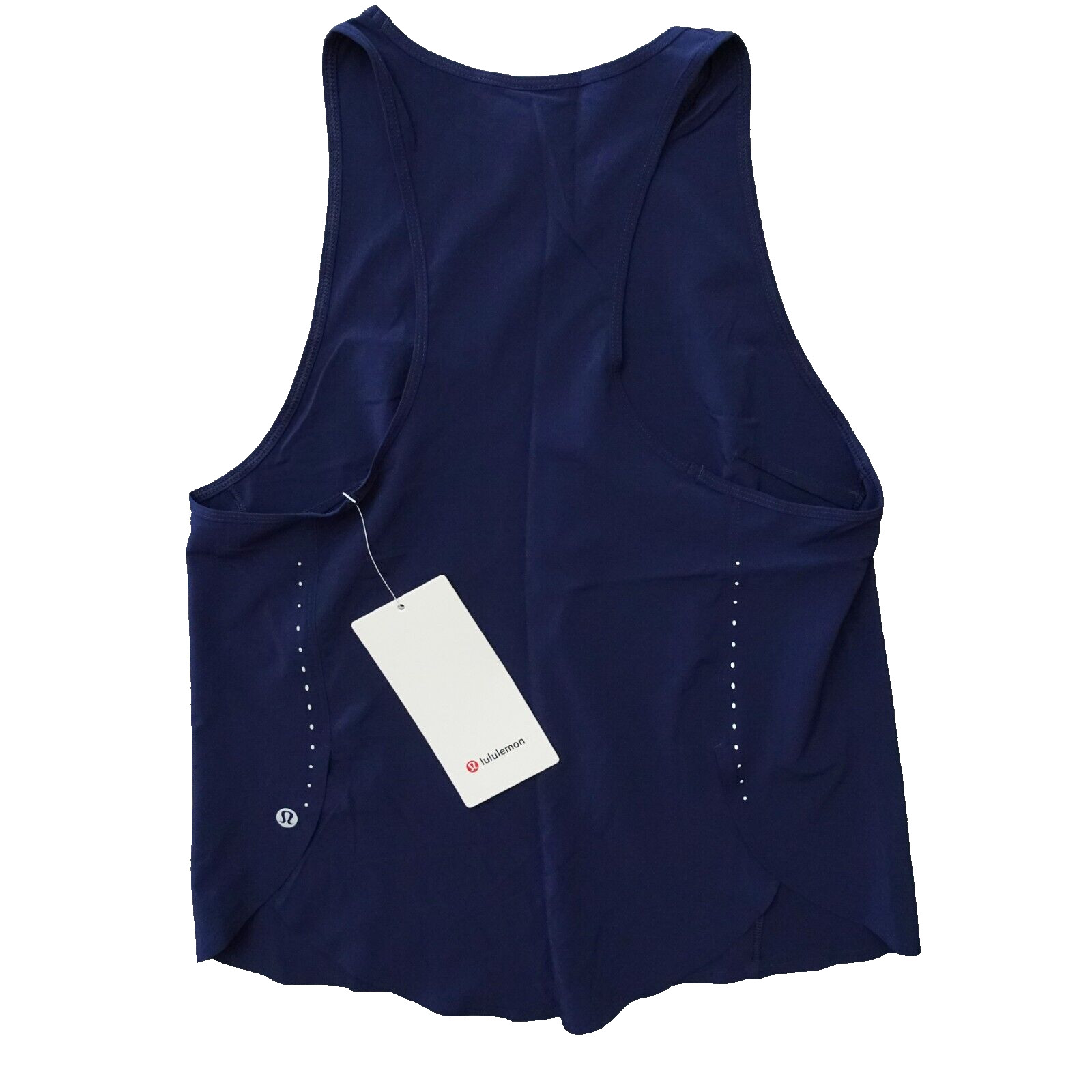 Lululemon Lightweight Stretch Run Tank Racerback NISE Night Sea Navy Blue size 8