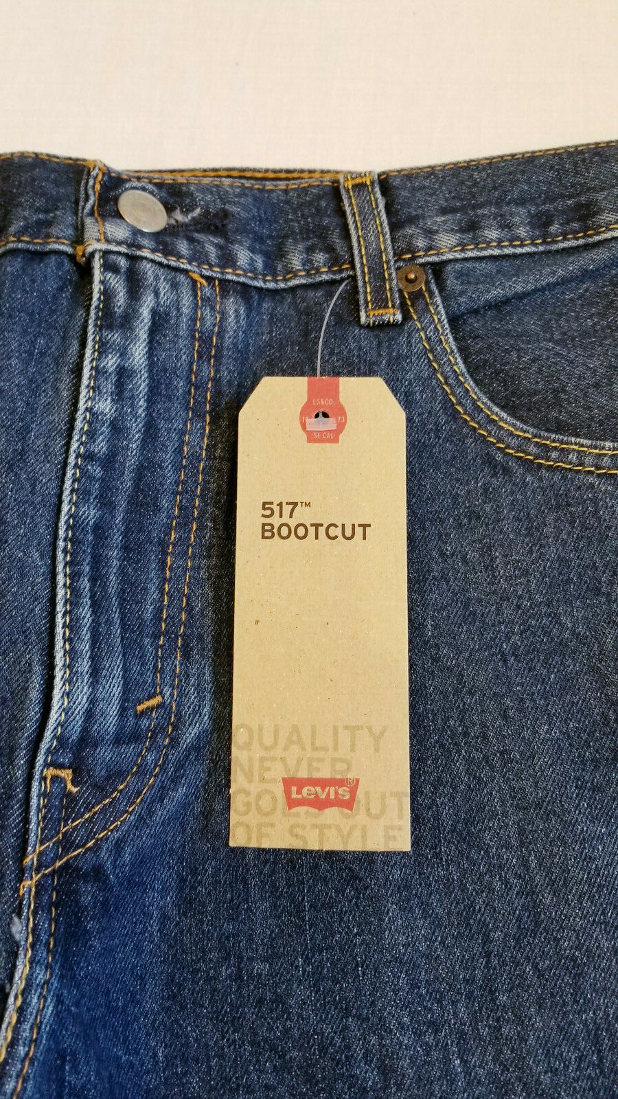 Levis 517 Bootcut Fit Mens Jeans Szs:30,32,34,36,38,40 Dark Stonewash #05170196